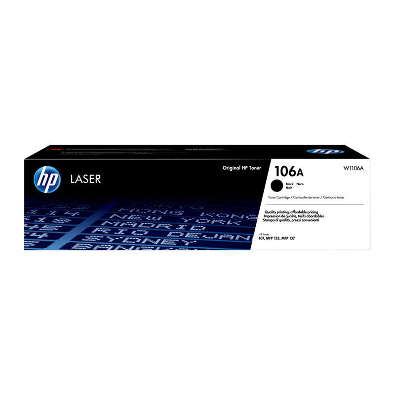 HP 106A (W1106A) Black Original Laser Toner Cartridge