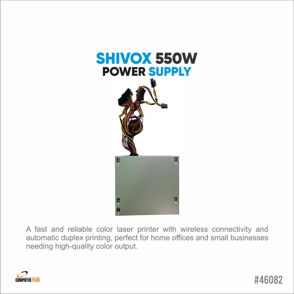 Shivox Power Supply – 550W