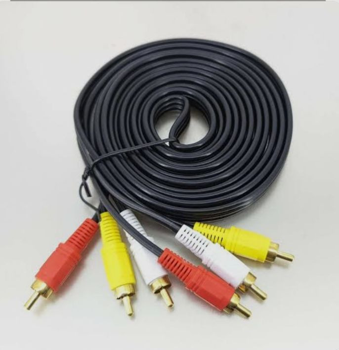 3 RCA cable M/M 10 mtr