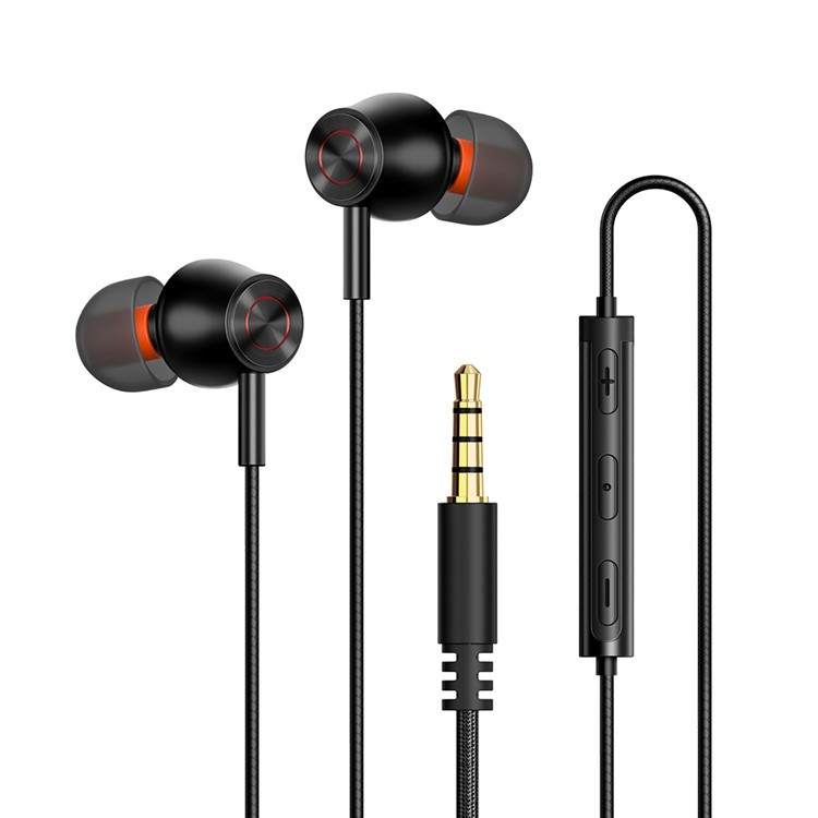 Mcdodo HP-350 Stereo Earphones – 3.5mm Wired HiFi Bass Earphones with Mic