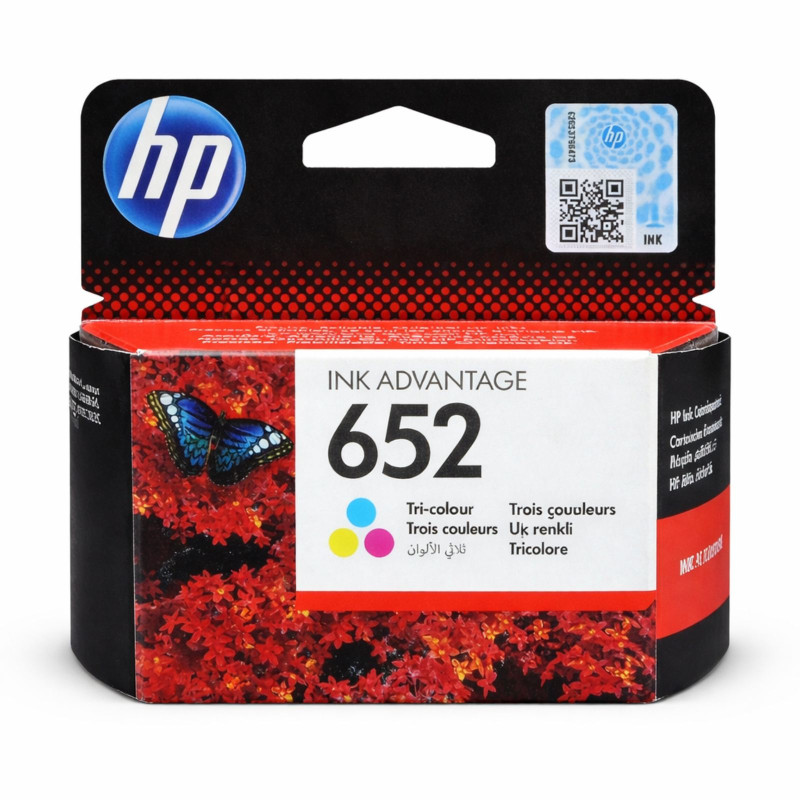 HP 652 Tri-Colour Ink Cartridge