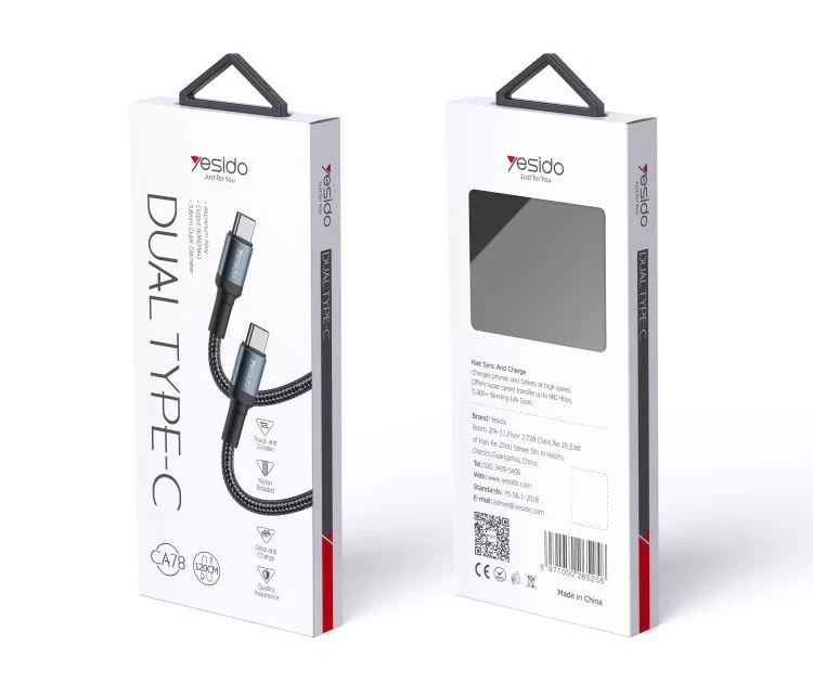 Yesido CA78 Dual Type-C Cable