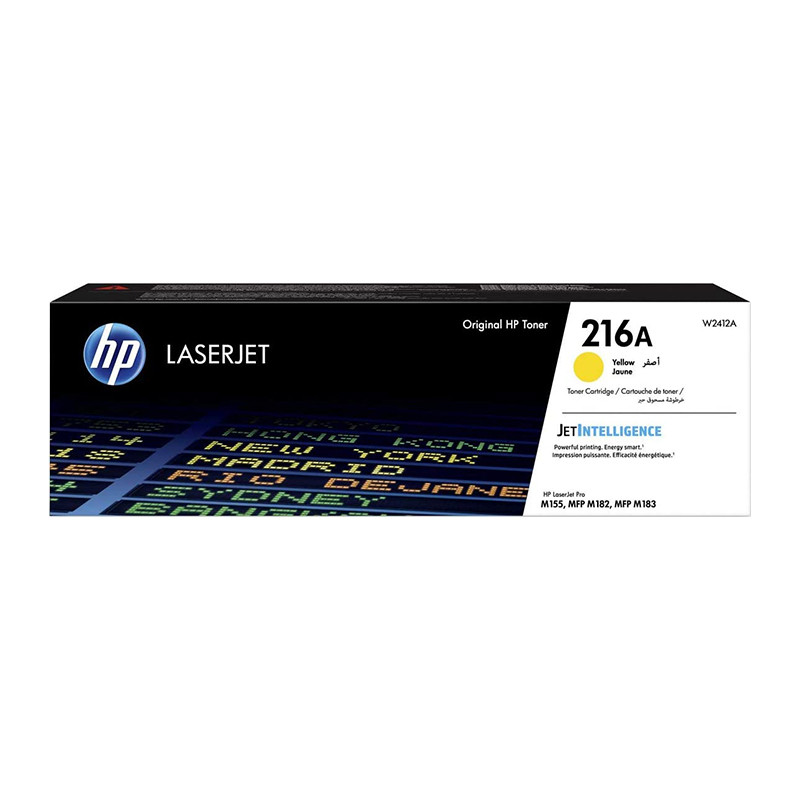 HP 216A Yellow Original LaserJet Toner Cartridge – W2412A, 850 Pages