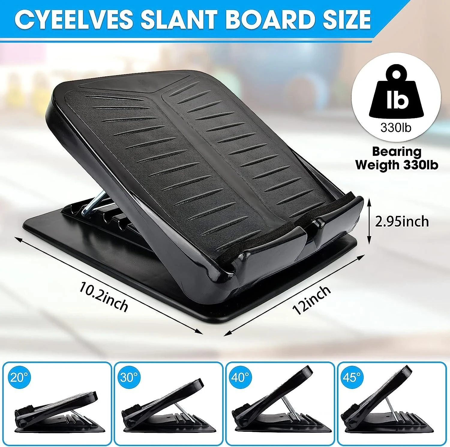 Adjustable Slant Stretching Board – Foot & Calf Stretching Platform