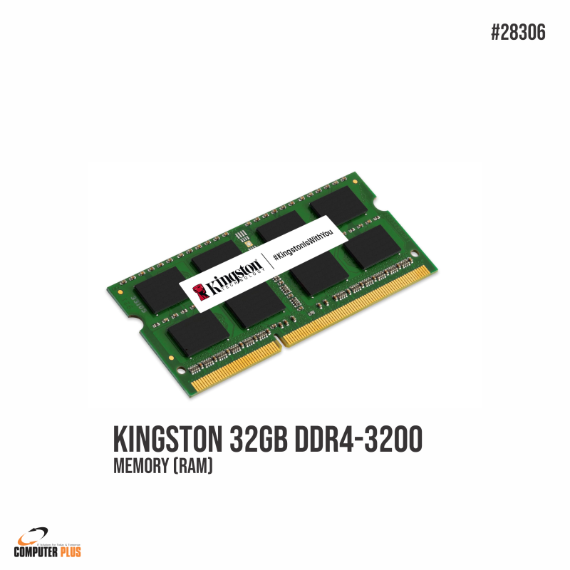 KINGSTON 32GB DDR4-3200 LAPTOP MEMORY