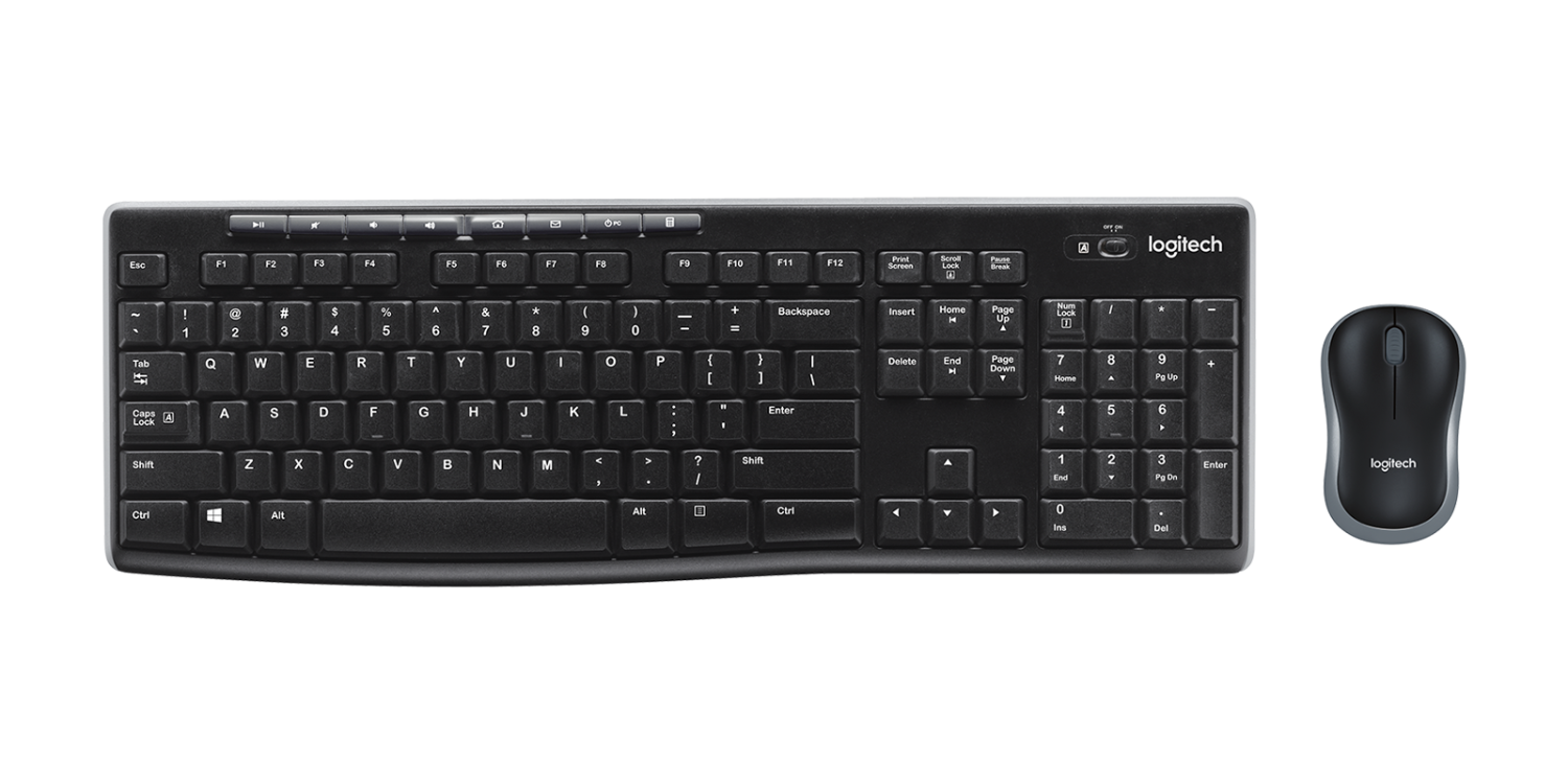 Logitech Wireless Keyboard and Mouse Combo MK270