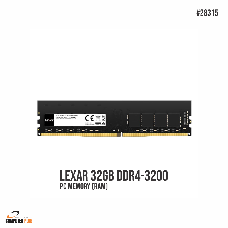 LEXAR 32GB DDR4-3200 PC MEMORY