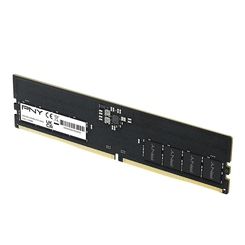 PNY Performance 8GB DDR5-5600 Desktop RAM – PC5-44800, 288-Pin UDIMM