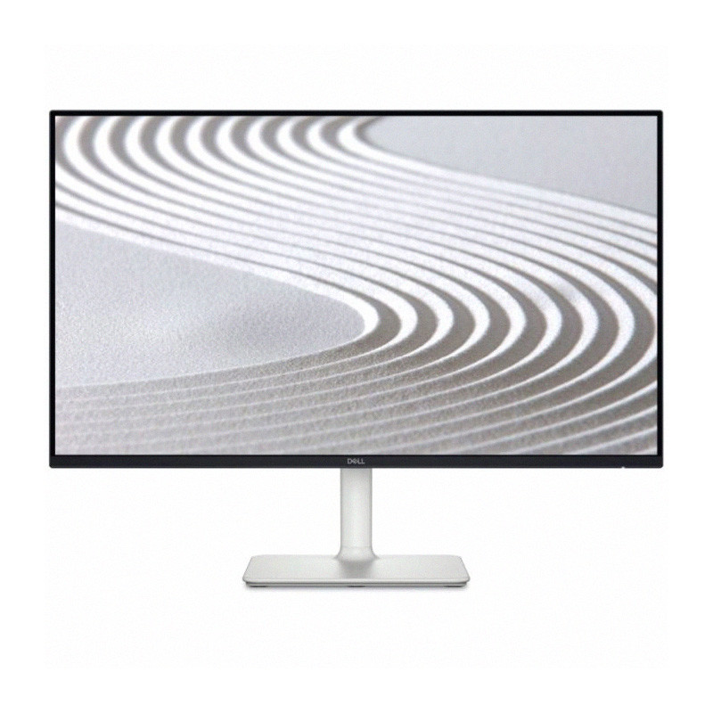 Dell S2425H 23.8" Full HD (1920x1080) IPS Monitor – 100Hz, 99% sRGB, Dual 5W Speakers, HDMI & VGA, Tilt Adjustable, Ash White – Ideal for Office, Home & Entertainment