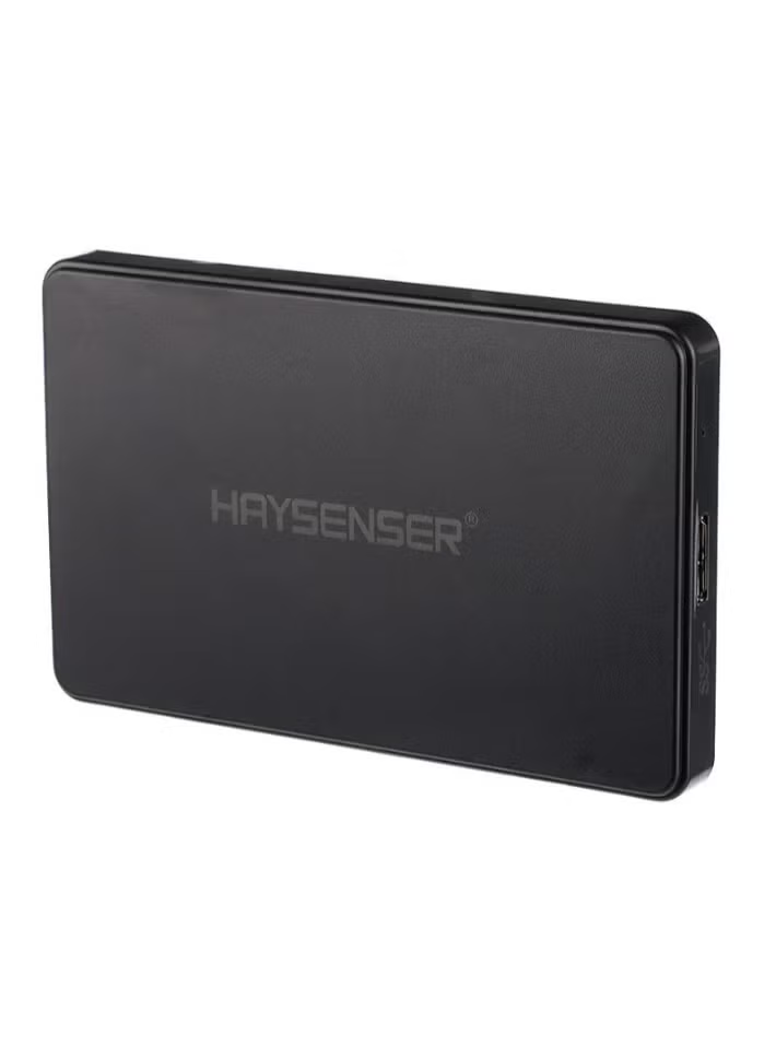 HAYSENSER 2.5” HDD/SSD Enclosure – USB 2.0 External Hard Drive Case for SATA Drives (Portable Storage Adapter)