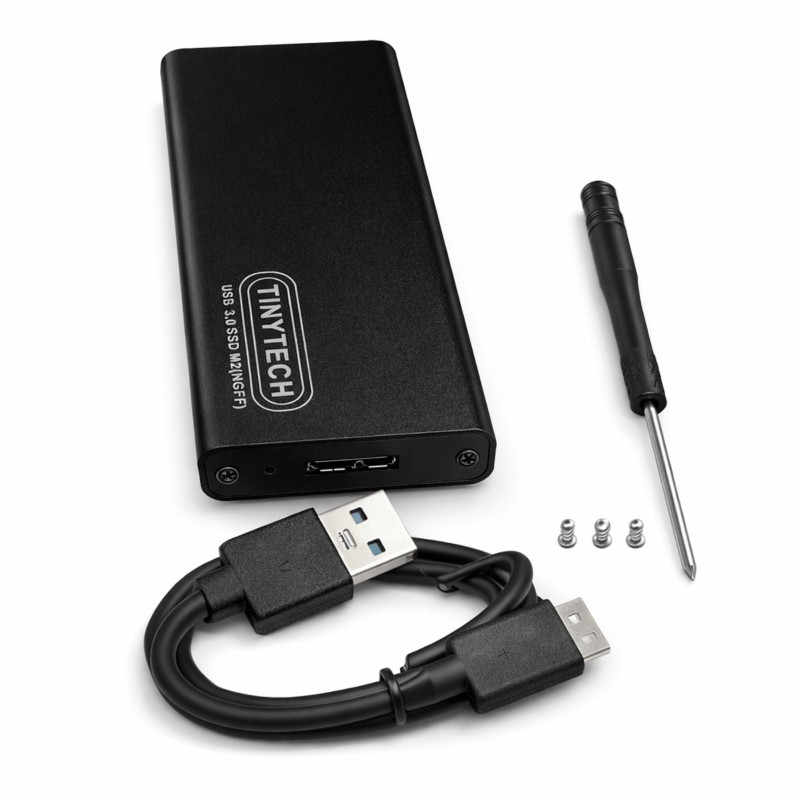 USB 3.0 to M.2 SATA NGFF SSD Enclosure External Adapter