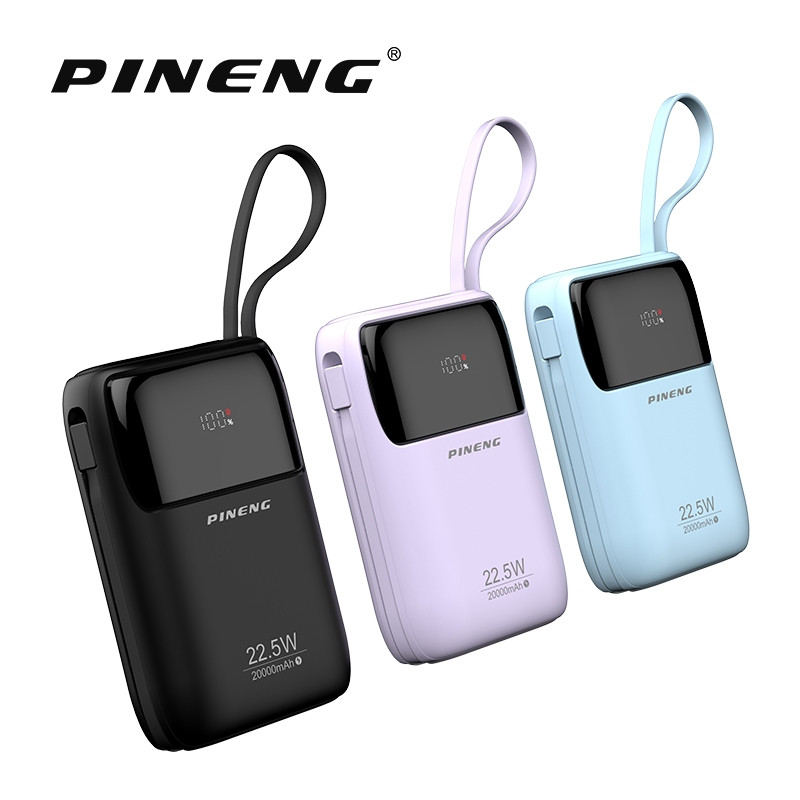 PINENG PN-892PD 20000mAh Fast Charging Power Bank – 22.5W PD Portable Battery