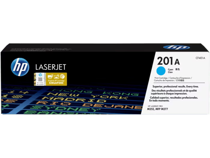 HP 201A Cyan Original LaserJet Toner Cartridge