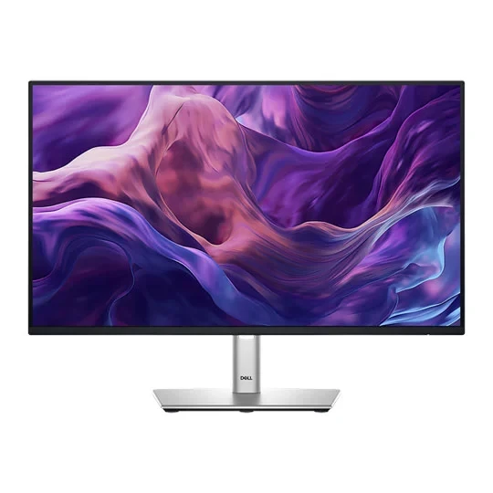 Dell P2425H 24" FHD IPS Monitor – 100Hz, 1920x1080, HDMI, DisplayPort, VGA, 4x USB 3.2 Hub, Height Adjustable Ergonomic Stand, Eye Comfort Display for Office & Professional Use