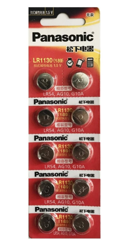 PANASONIC BATTERY LR1130 1.5V