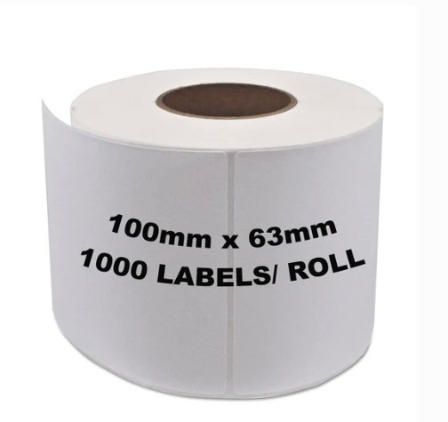 100 × 63 mm Thermal Sticker