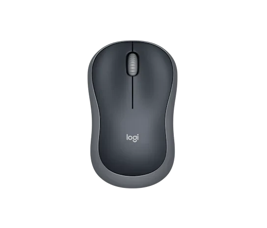 Logitech M185 Wireless Mouse 2.4GHz USB Nano Receiver – 1000 DPI Optical, Long Battery Life, Compact Portable Mouse for Laptop, PC & Office Use (Logitech M185 Grey/Blue/Red)