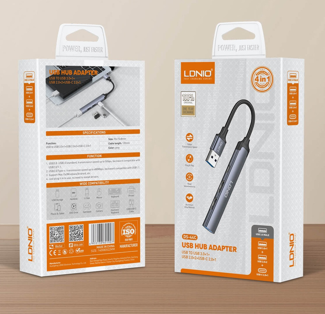 DS‑44C USB Hub Adapter