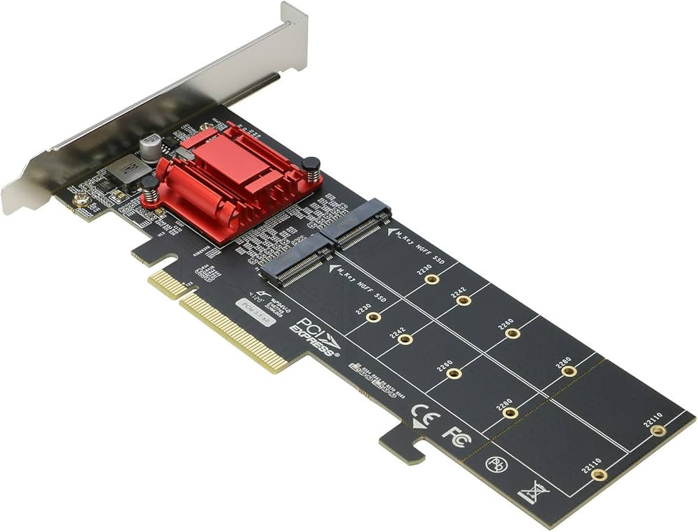 M.2 NVMe to PCIe Adapter Card (PCIe x4 Expansion)