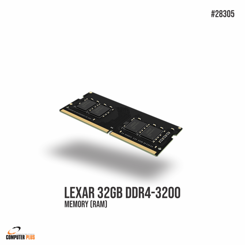 LEXAR 32GB DDR4-3200 LAPTOP MEMORY