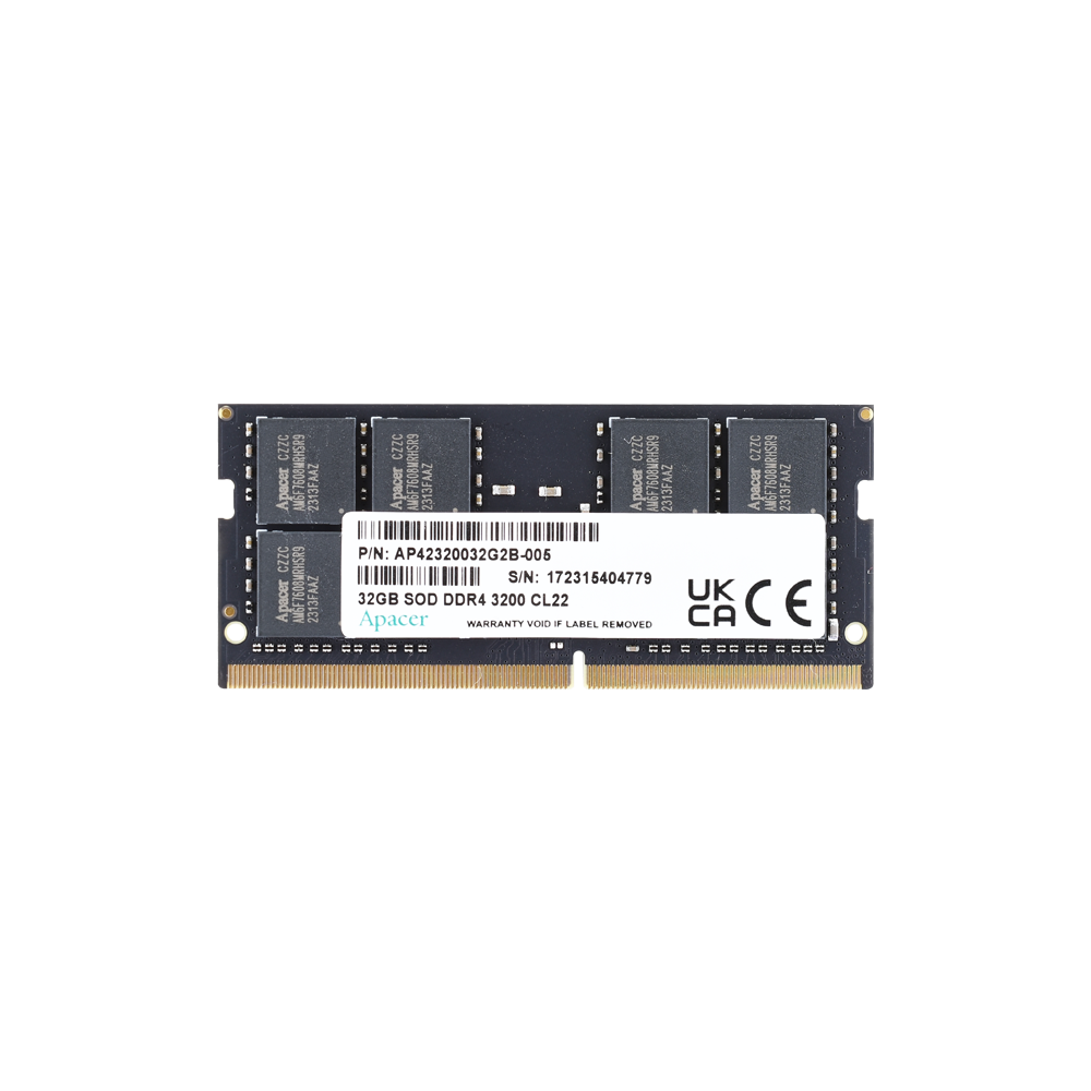 APACER 16GB DDR4-2666 LAPTOP MEMORY