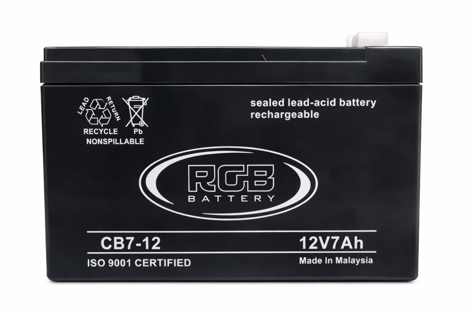 RGB CB7-12 12V 7Ah Sealed Lead Acid (SLA) Rechargeable Battery