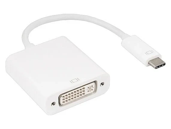 Type-C (USB-C) male to DVI female cable