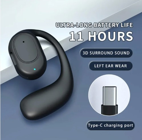 Wireless Headphones Bluetooth Headset With Microphone Bone Conduction Handsfree Noise Canceling Earphones For Driving Audifonos