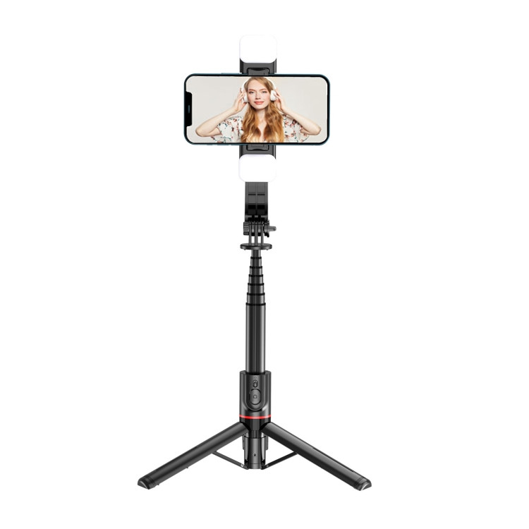 Selfie Stick L12D – 1085mm Extendable Bluetooth Tripod Selfie Stick with Remote & Fill Light