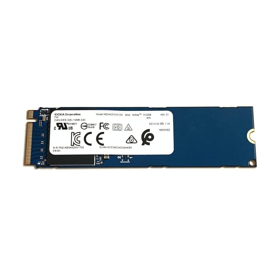 KIOXIA 512GB M.2 NVME SSD