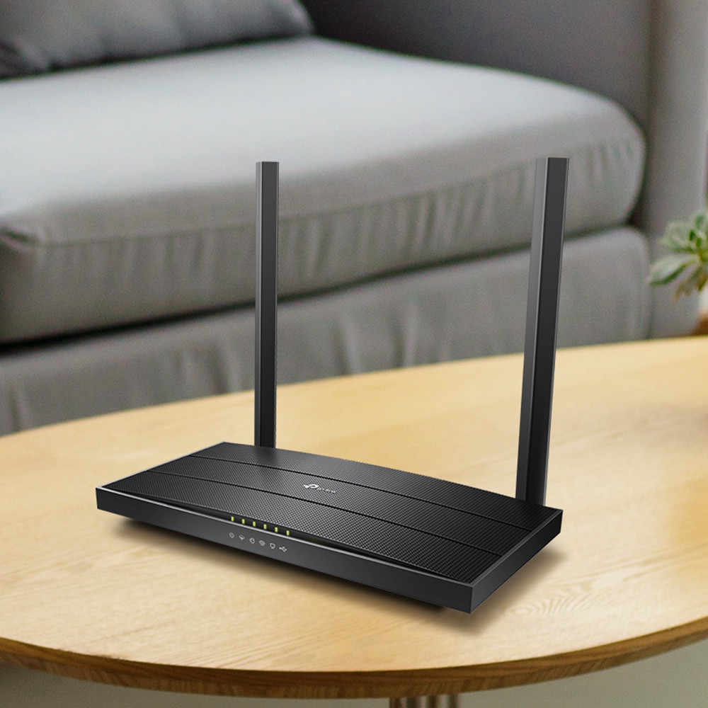 TP-Link Archer VR400 AC1200 Dual-Band VDSL/ADSL Modem Router – Gigabit WiFi Router with IPTV Support, High-Speed Internet & Home/Office Networking