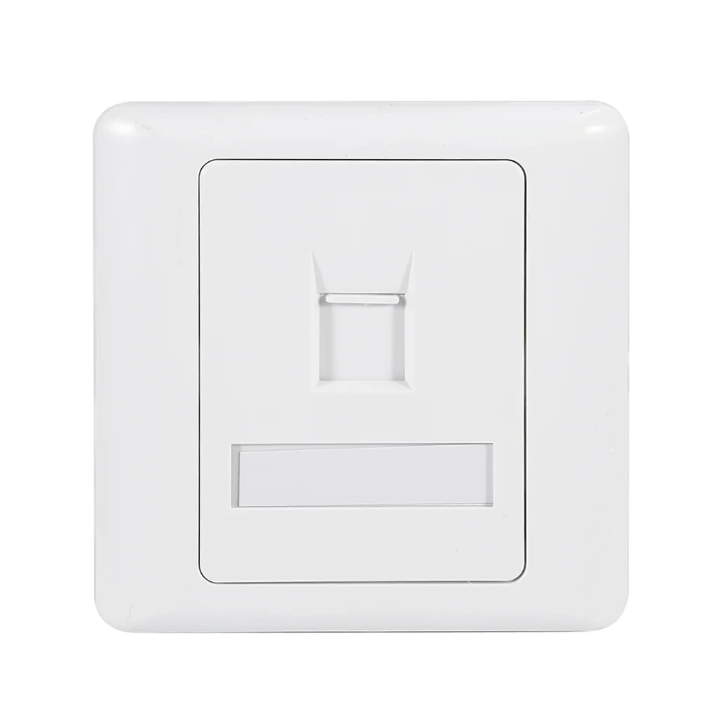 Faceplate SGL Cat6 RJ45 – Single Port