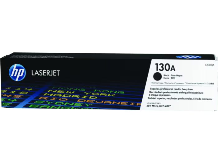 HP 130A Black Original Toner Cartridge (CF350A)